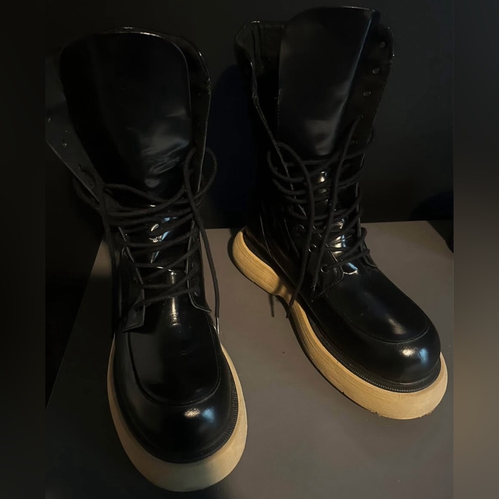 Premium Leather Chunky Boots